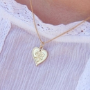 Love Necklace Gold Plate