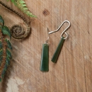 Pounamu Earrings Stg Silver Extra Small