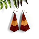 Wooden Earrings Multi Woods Small