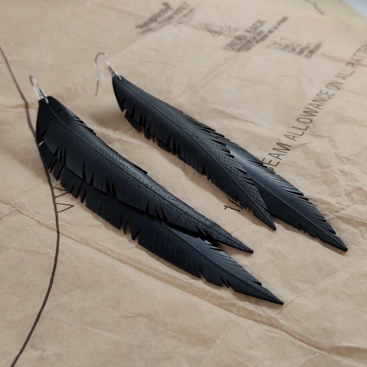 Jacinda on sale feather earrings