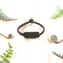 Pounamu Bracelet Multi Cord Brown