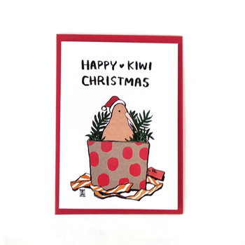 Happy Kiwi Christmas Card