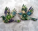 Flying Kereru Brooch