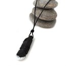 Huia Feather Pendant on Cord Style1