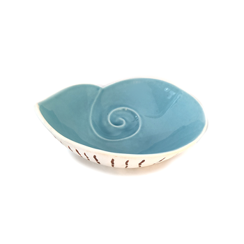 Nautilus Bowl Aqua Large