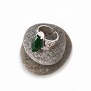 Diamond Pounamu Fern Cuff Ring