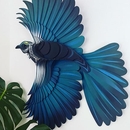 Tui Wall Art 3D Laser Cut Painted