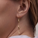 Gravity Earrings Gold Plate