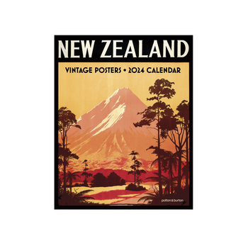 NZ Vintage Posters 2024 Calendar Small