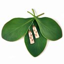 Tui Feather Earrings plywood 40mm