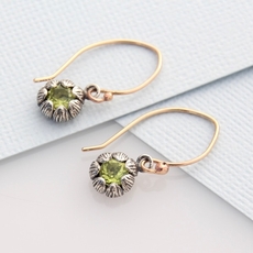 Bloom Earrings Peridot-jewellery-The Vault