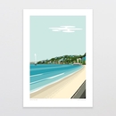 Oriental Bay A4 Print