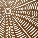 Sand Doller Gold Linocut Print 500mm x 700mm