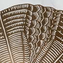 Sand Doller Gold Linocut Print 500mm x 700mm