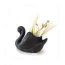 Swan Vase Small Black