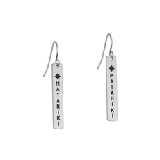 Matariki Earrings Silver Plate-jewellery-The Vault