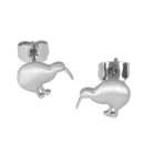 Kiwi Studs Silver Plate