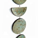 Moon Phases Wall Hanging Green Brown Blue