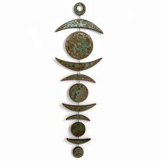 Celestial Wall Hanging Green Brown Blue-artists-and-brands-The Vault