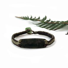 Pounamu Bracelet Multi Olive Cord -jewellery-The Vault