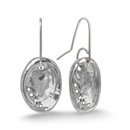 Baby Paua Earrings Silver