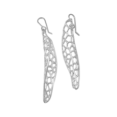 Archaea Long Leaf Earrings-jewellery-The Vault