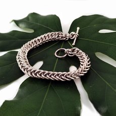 Chainmaille Bracelet Heavy Gauge Half Persian-jewellery-The Vault
