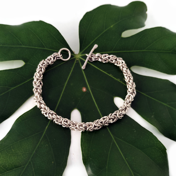 Chainmaille Bracelet Light Gauge Byzantine