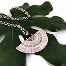 Grand Protractor Pendant Heavy Belcher Chain