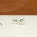 Life Force Sun Studs Silver