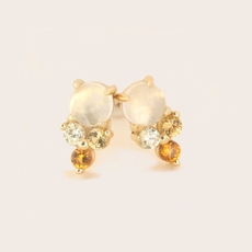 Dusk Stud Earrings Gold Plate-jewellery-The Vault