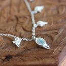 Be The Light Droplet Necklace Silver