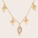 Be The Light Droplet Necklace Gold Plate