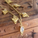 Be The Light Droplet Necklace Gold Plate