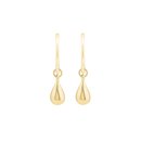 Droplet Sleepers Earrings Gold Plate