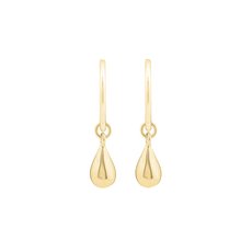 Droplet Sleepers Earrings Gold Plate-jewellery-The Vault