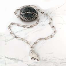 Shadow Tui Pendant Silver-jewellery-The Vault