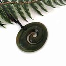 Marsden Pounamu Pendant Open Koru