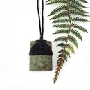 Rimu Pounamu Pendant Lashed Toki