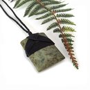 Rimu Pounamu Pendant Lashed Toki