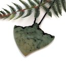 Marsden Pounamu Pendant Stitched Arrow