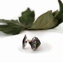 Silver Ginkgo Ring with Pounamu