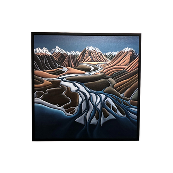 Head of Lake Ohau Print Box Frame