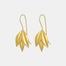 Athena Hook Earrings 22ct Gold Plate