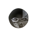 Piwakawaka White on Black 7cm Bowl