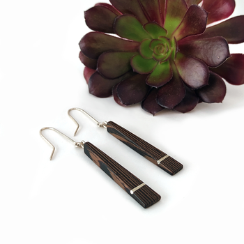 Wenge Drop Earrings