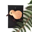 Kiwi Felt Brooch 