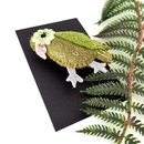 Kakapo Felt Brooch 