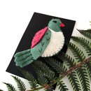 Kereru Felt Brooch 