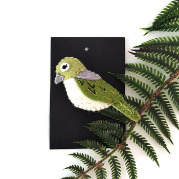 Waxeye Felt Brooch